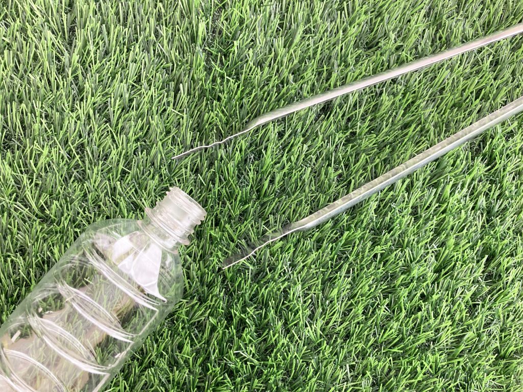 人工芝 掃除 画像